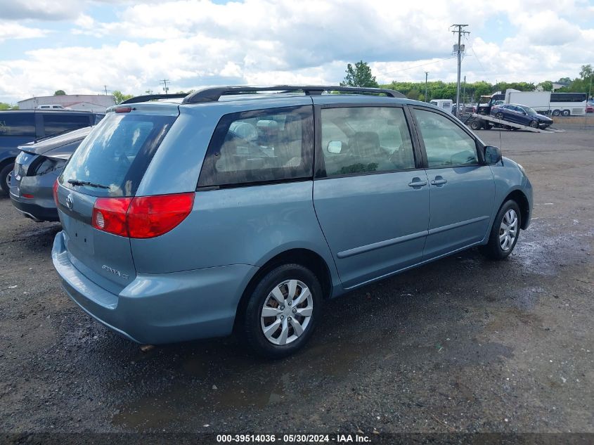 2008 Toyota Sienna Ce VIN: 5TDZK23C68S180516 Lot: 39514036