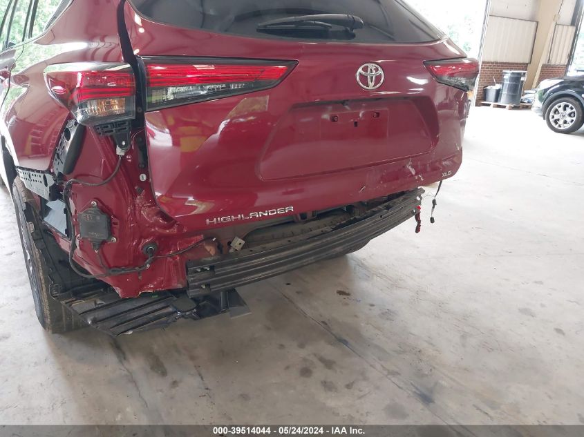 2021 Toyota Highlander Xle VIN: 5TDGZRAHXMS525552 Lot: 39514044