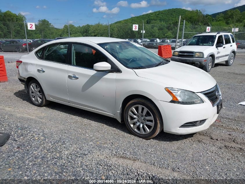 2013 NISSAN SENTRA SV - 3N1AB7AP1DL652950