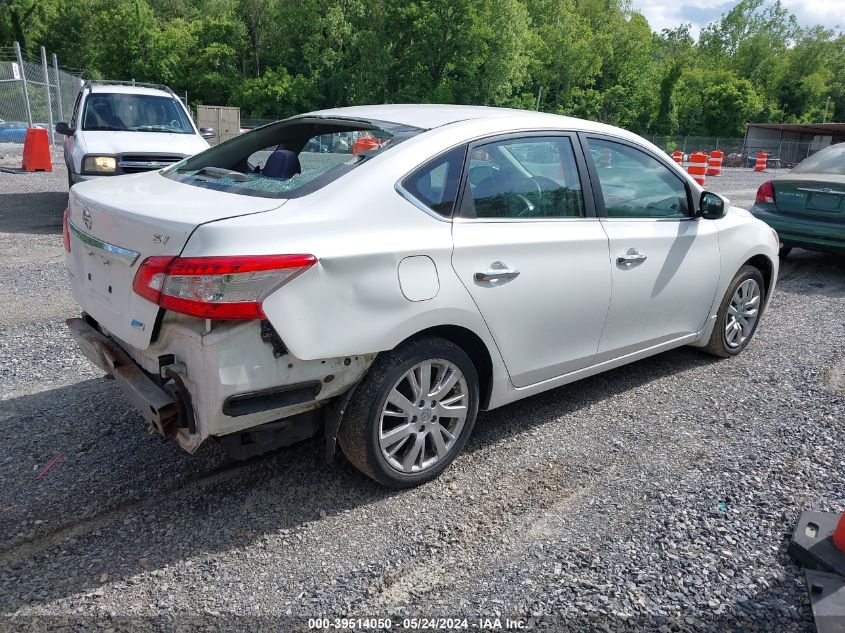 2013 Nissan Sentra Sv VIN: 3N1AB7AP1DL652950 Lot: 39514050