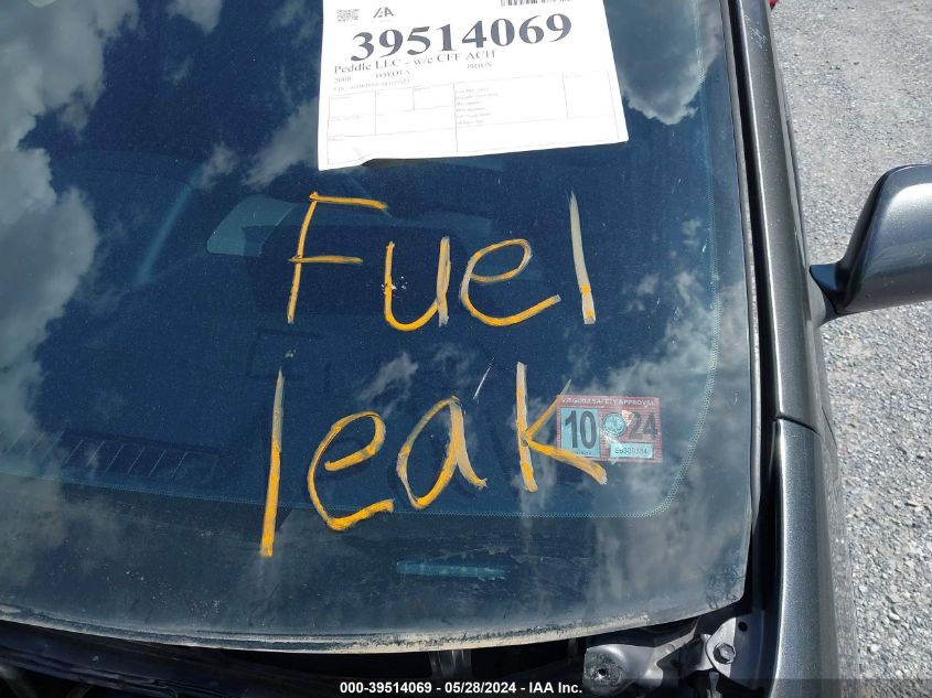 2008 Toyota Prius VIN: JTDKB20U383377773 Lot: 39514069