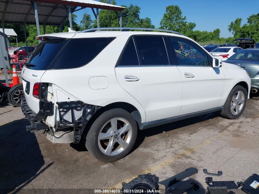 2018 Mercedes-Benz Gle 350 4Matic VIN: 4JGDA5HB9JB187466 Lot: 39514070