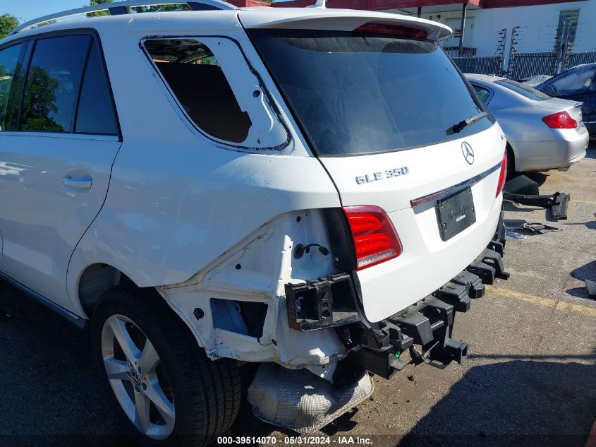 2018 Mercedes-Benz Gle 350 4Matic VIN: 4JGDA5HB9JB187466 Lot: 39514070