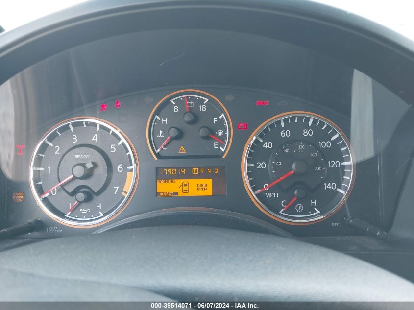 2010 Nissan Titan Le VIN: 1N6BA0ED5AN305030 Lot: 39514071