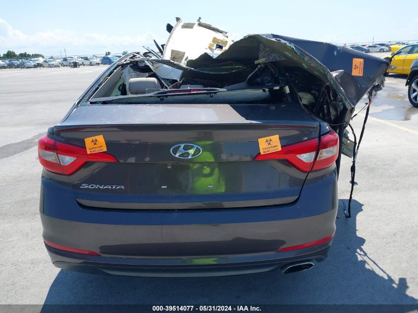 2015 HYUNDAI SONATA SE - 5NPE24AF9FH217178