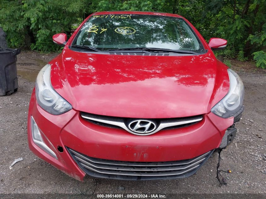 2014 Hyundai Elantra Sport VIN: KMHDH4AH0EU050432 Lot: 39514081