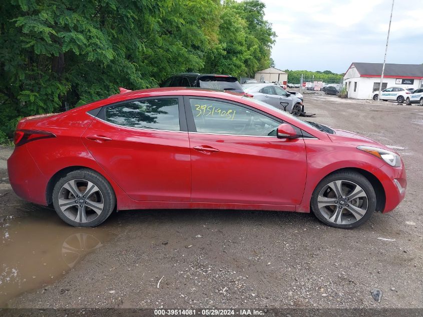 2014 Hyundai Elantra Sport VIN: KMHDH4AH0EU050432 Lot: 39514081