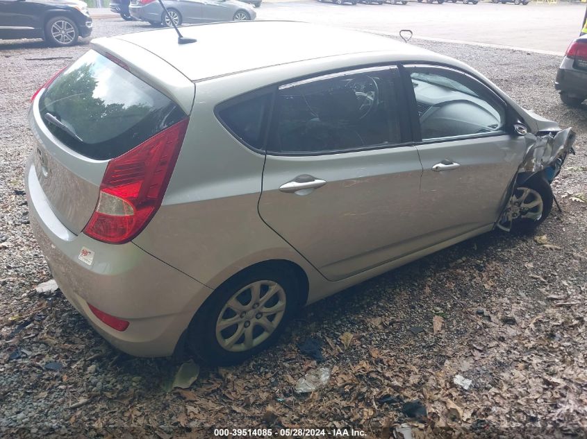 2014 Hyundai Accent Gs VIN: KMHCT5AE2EU194120 Lot: 39514085