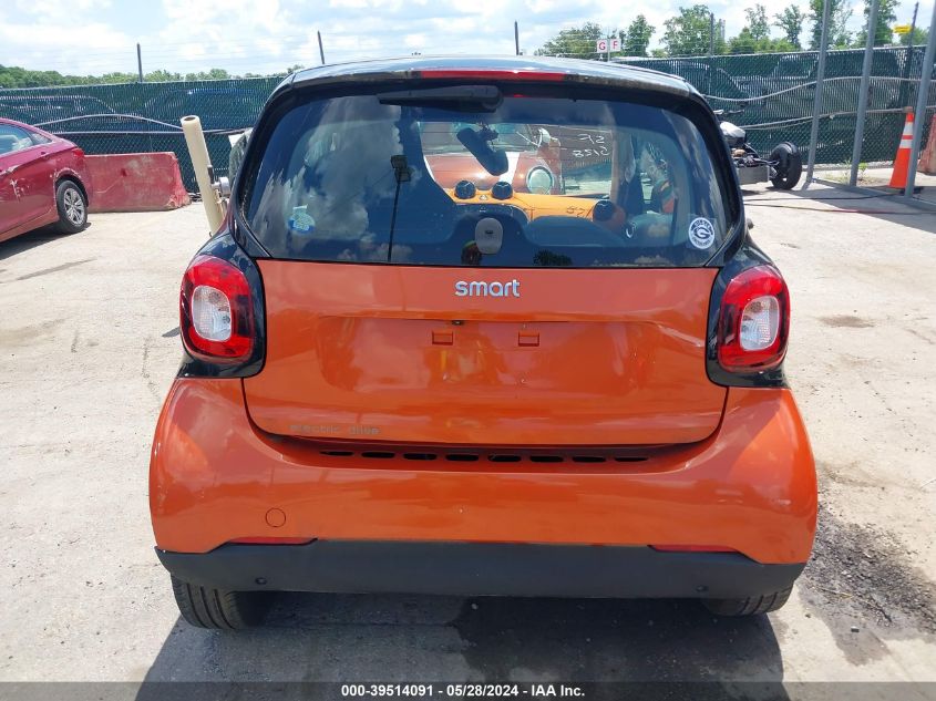 2018 Smart Fortwo Electric Drive Passion/Prime/Pure VIN: WMEFJ9BA2JK278942 Lot: 39514091