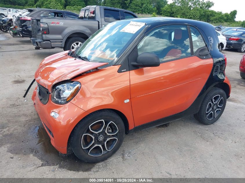 2018 Smart Fortwo Electric Drive Passion/Prime/Pure VIN: WMEFJ9BA2JK278942 Lot: 39514091