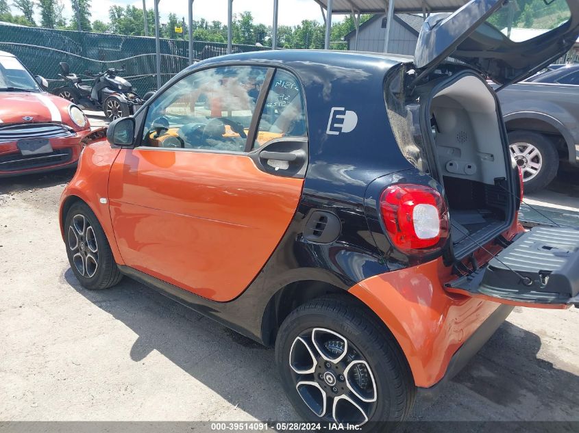 2018 Smart Fortwo Electric Drive Passion/Prime/Pure VIN: WMEFJ9BA2JK278942 Lot: 39514091