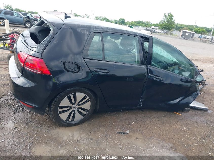 2016 Volkswagen E-Golf Se VIN: WVWKP7AU0GW909846 Lot: 39514097