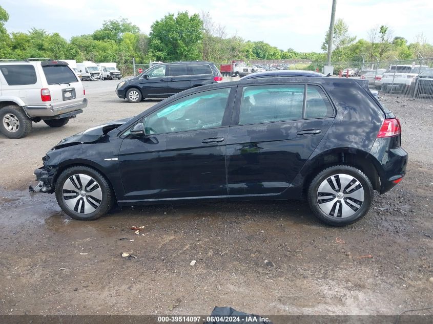 2016 Volkswagen E-Golf Se VIN: WVWKP7AU0GW909846 Lot: 39514097