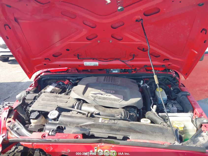 2017 Jeep Wrangler Sport 4X4 VIN: 1C4GJWAG7HL639349 Lot: 39514112