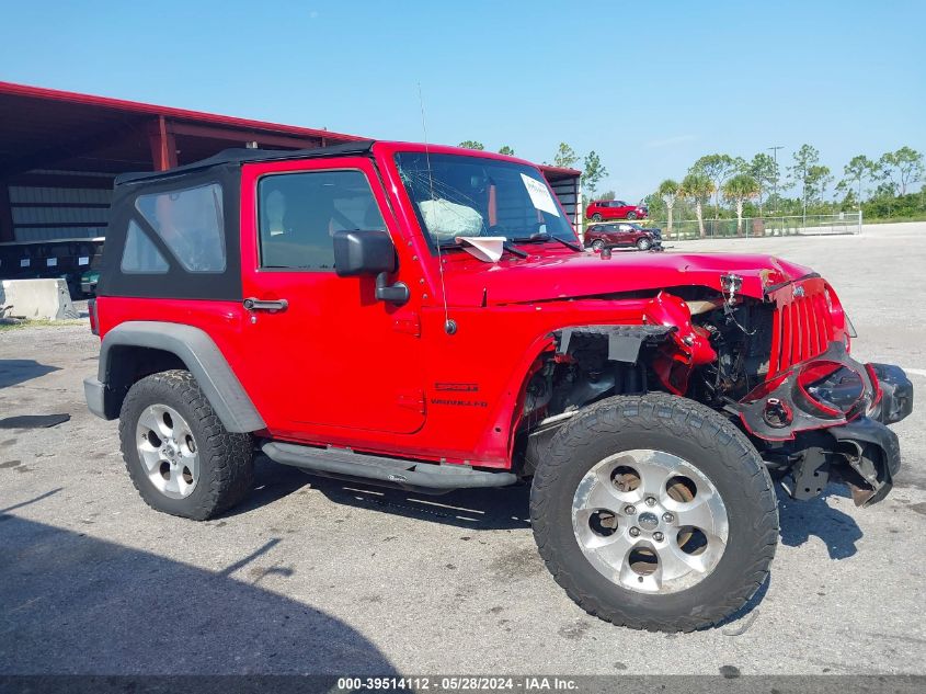 2017 Jeep Wrangler Sport 4X4 VIN: 1C4GJWAG7HL639349 Lot: 39514112