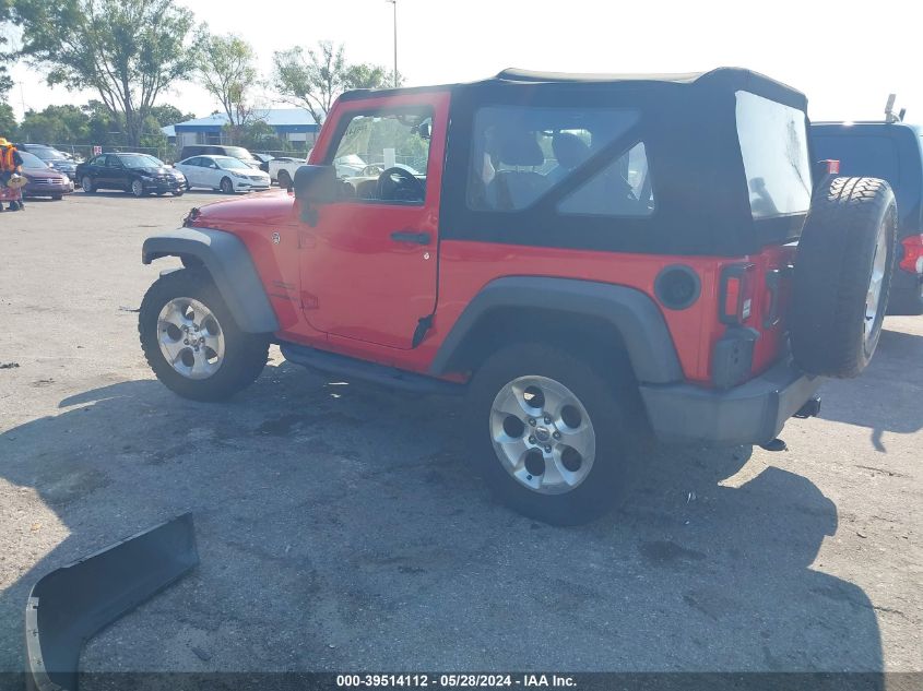 2017 Jeep Wrangler Sport 4X4 VIN: 1C4GJWAG7HL639349 Lot: 39514112