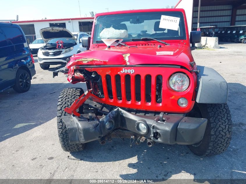 2017 Jeep Wrangler Sport 4X4 VIN: 1C4GJWAG7HL639349 Lot: 39514112