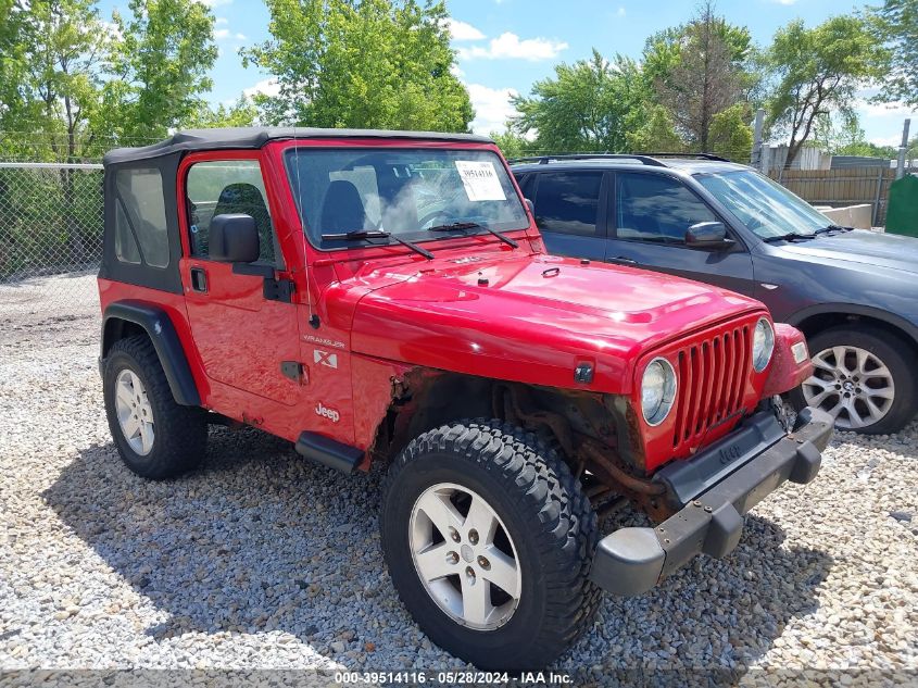 2002 Jeep Wrangler / Tj X VIN: 1J4FA39S52P720492 Lot: 39514116