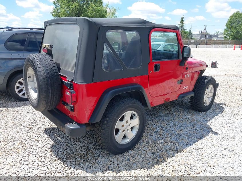 2002 Jeep Wrangler / Tj X VIN: 1J4FA39S52P720492 Lot: 39514116