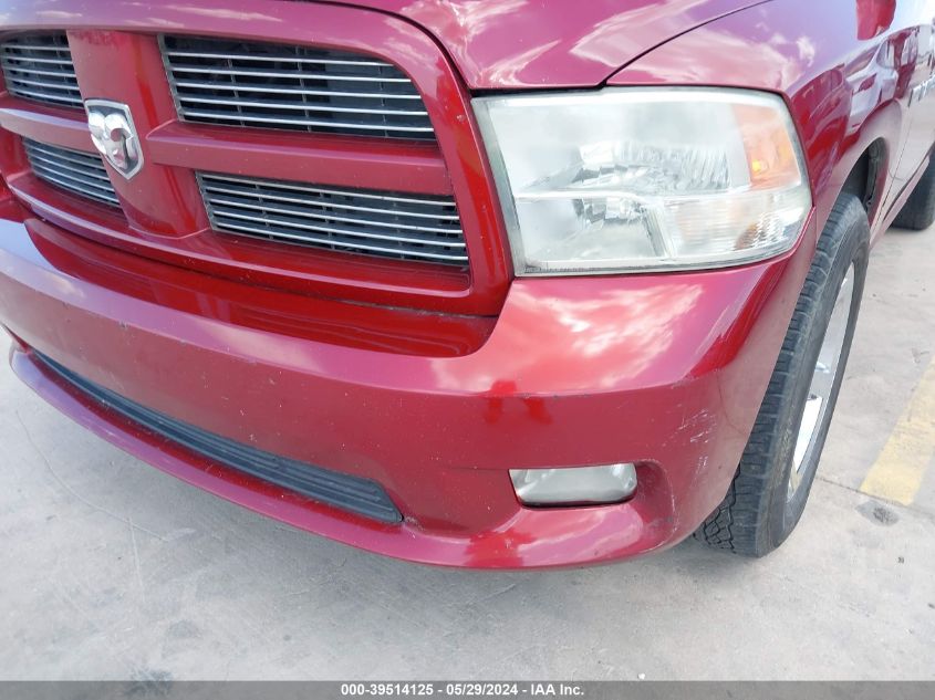 2012 Ram 1500 Sport VIN: 1C6RD7MT4CS298285 Lot: 39514125