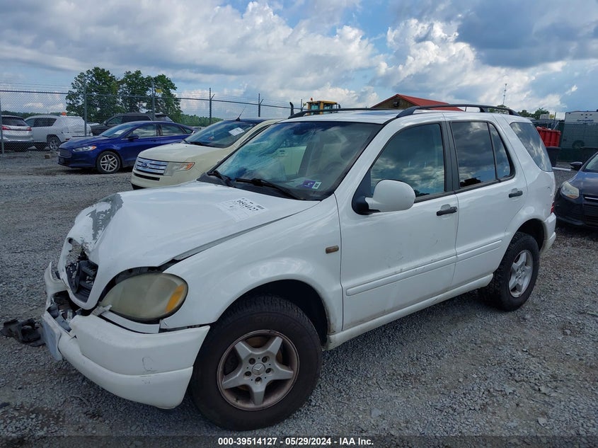 2001 Mercedes-Benz Ml 320 VIN: 4JGAB54E81A249154 Lot: 39514127