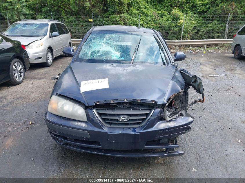 2005 Hyundai Elantra Gls/Gt VIN: KMHDN56D35U175252 Lot: 39514137