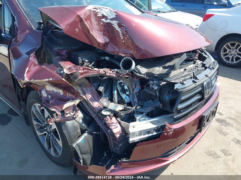 2021 Honda Odyssey Ex-L VIN: 5FNRL6H7XMB005197 Lot: 39514138