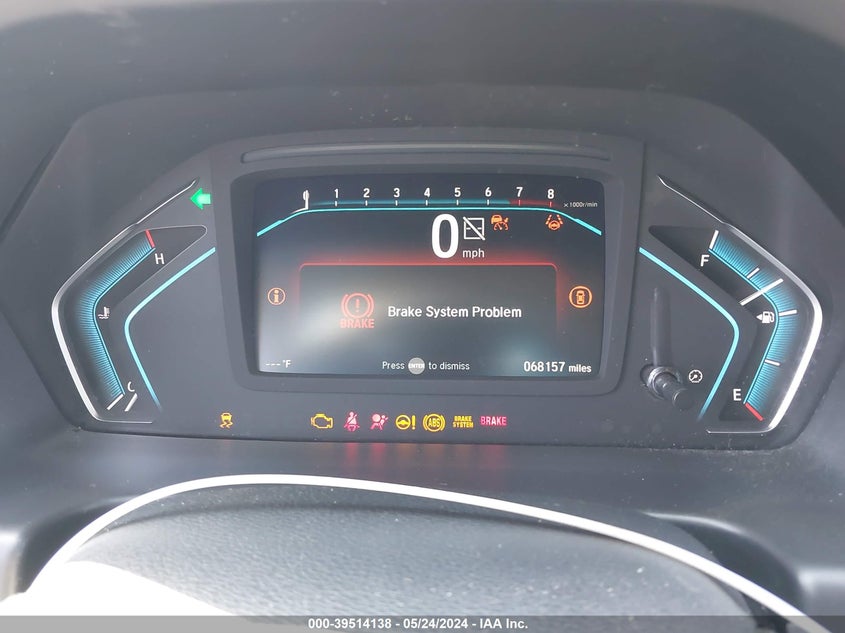 2021 Honda Odyssey Ex-L VIN: 5FNRL6H7XMB005197 Lot: 39514138