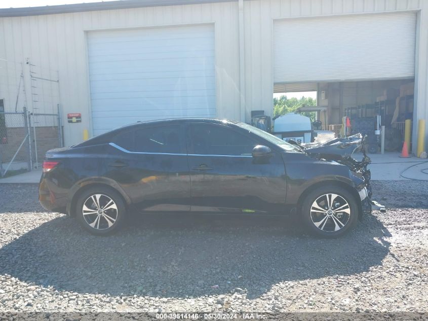 2022 Nissan Sentra Sv Xtronic Cvt VIN: 3N1AB8CV7NY245754 Lot: 39514146