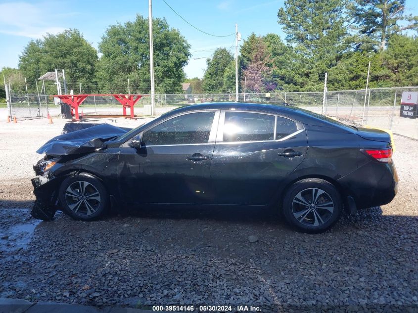 2022 Nissan Sentra Sv Xtronic Cvt VIN: 3N1AB8CV7NY245754 Lot: 39514146