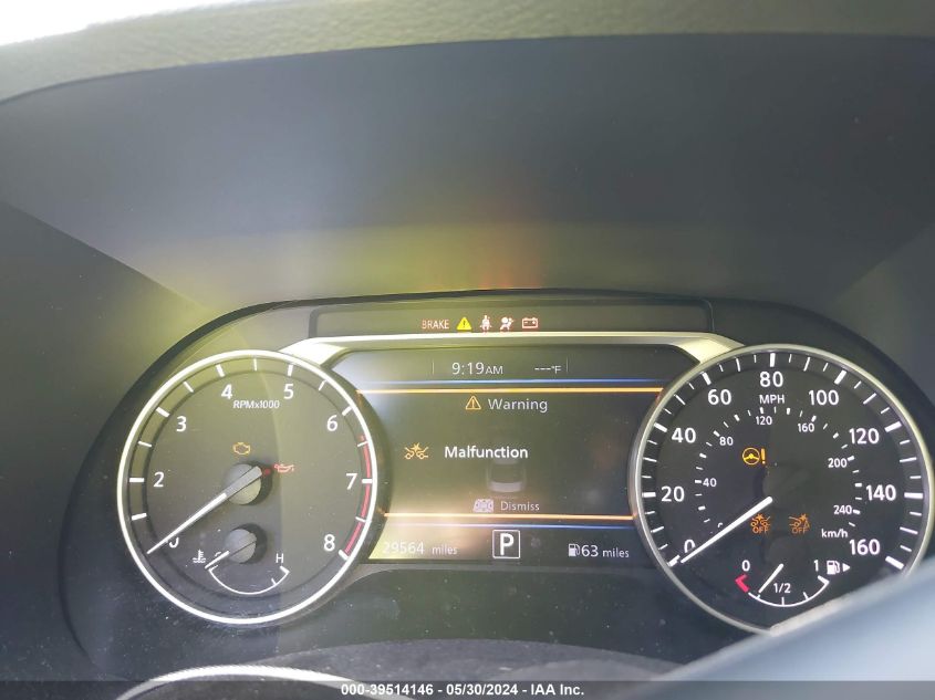 2022 Nissan Sentra Sv Xtronic Cvt VIN: 3N1AB8CV7NY245754 Lot: 39514146