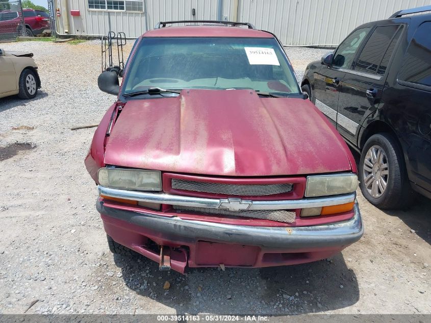 1998 Chevrolet Blazer Lt VIN: 1GNDT13W5W2125997 Lot: 39514163