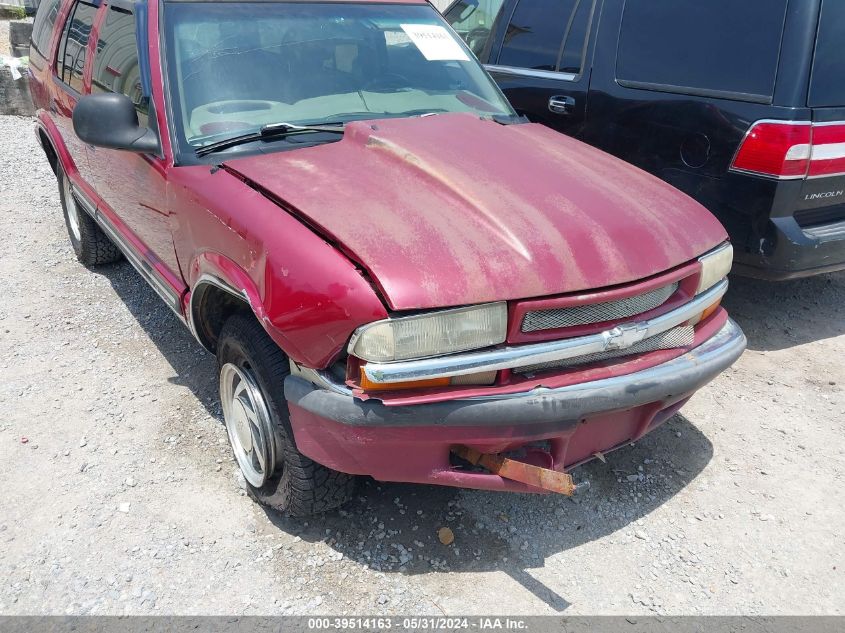 1998 Chevrolet Blazer Lt VIN: 1GNDT13W5W2125997 Lot: 39514163