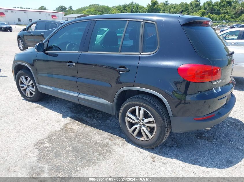 2012 Volkswagen Tiguan S VIN: WVGAV7AX7CW562498 Lot: 39514165