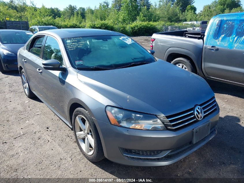 2013 Volkswagen Passat Se VIN: 1VWBP7A31DC004629 Lot: 39514197