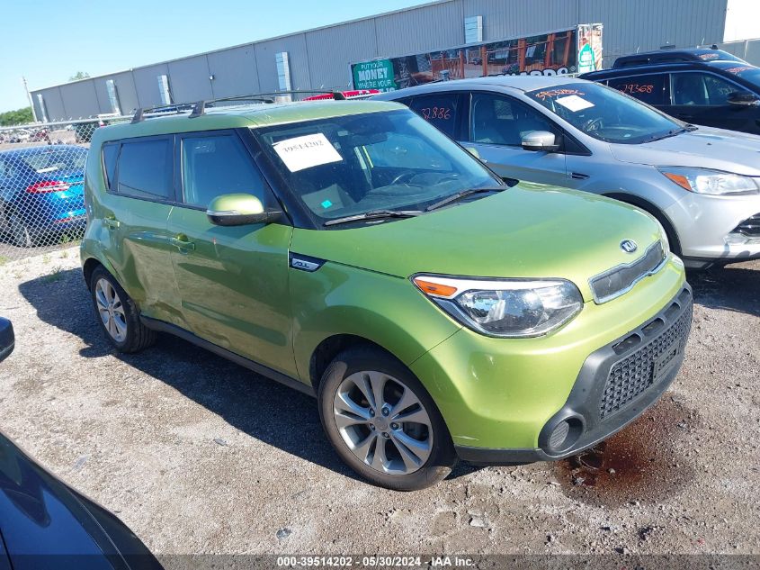 2014 Kia Soul + VIN: KNDJP3A58E7716302 Lot: 39514202