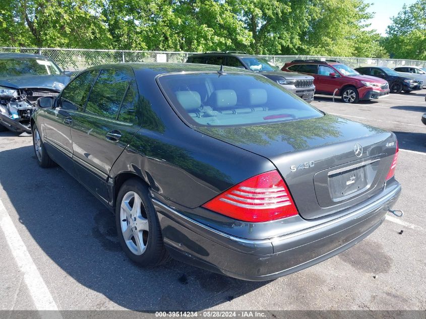 2004 Mercedes-Benz S 430 4Matic VIN: WDBNG83J04A401728 Lot: 39514234