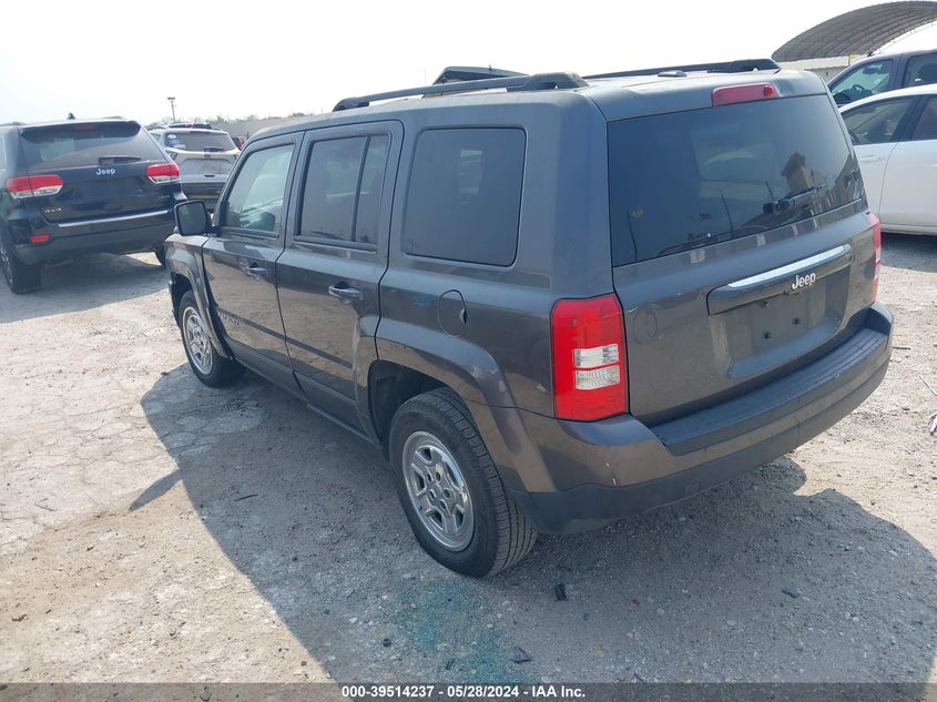 2016 JEEP PATRIOT SPORT - 1C4NJPBB7GD774761