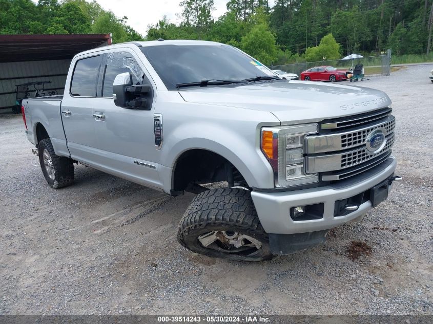 2017 Ford F-250 Platinum VIN: 1FT7W2BT9HEE28938 Lot: 39514243