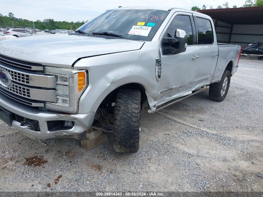 2017 Ford F-250 Platinum VIN: 1FT7W2BT9HEE28938 Lot: 39514243