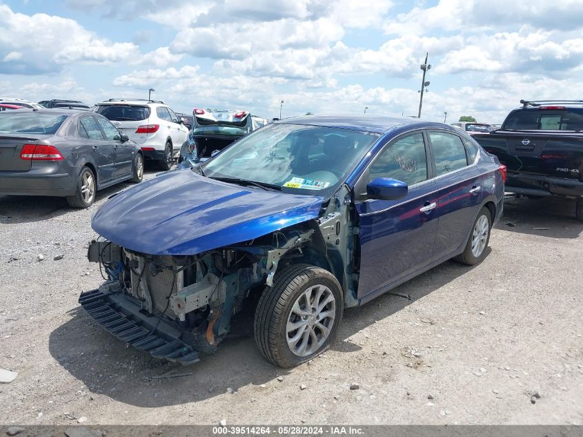 VIN 3N1AB7AP7KY291059 2019 NISSAN SENTRA SV