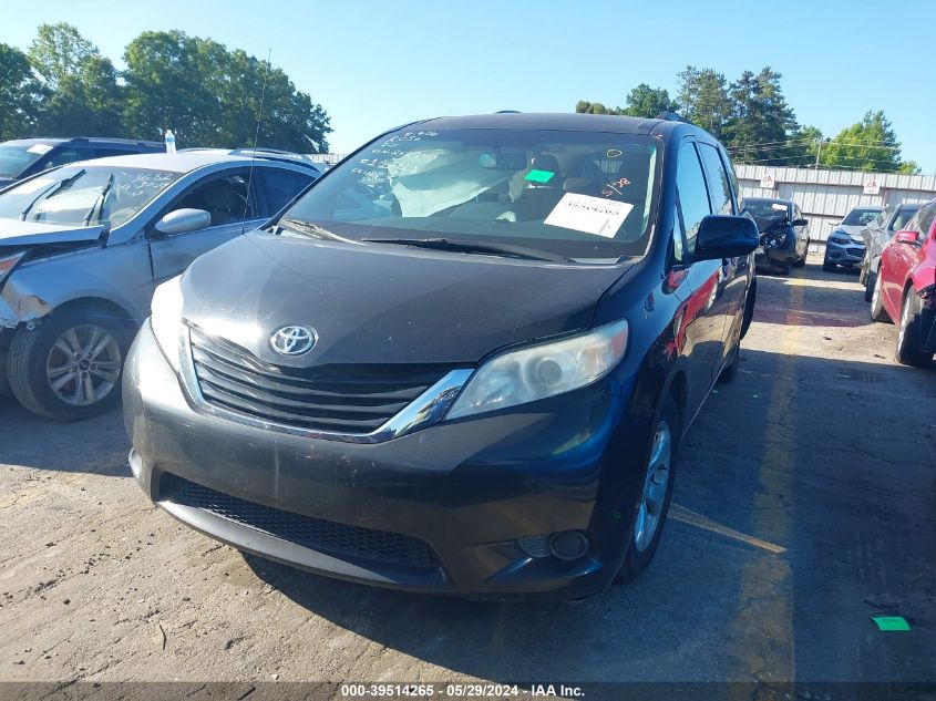 5TDKK3DC0CS256147 2012 Toyota Sienna Le V6 8 Passenger