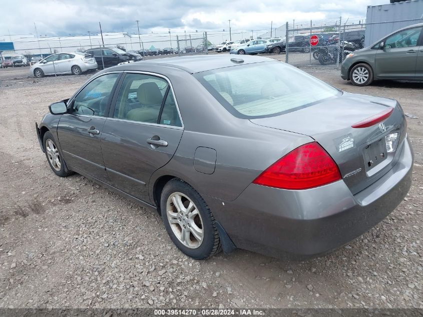 2007 Honda Accord 2.4 Ex VIN: 1HGCM56847A167267 Lot: 39514270