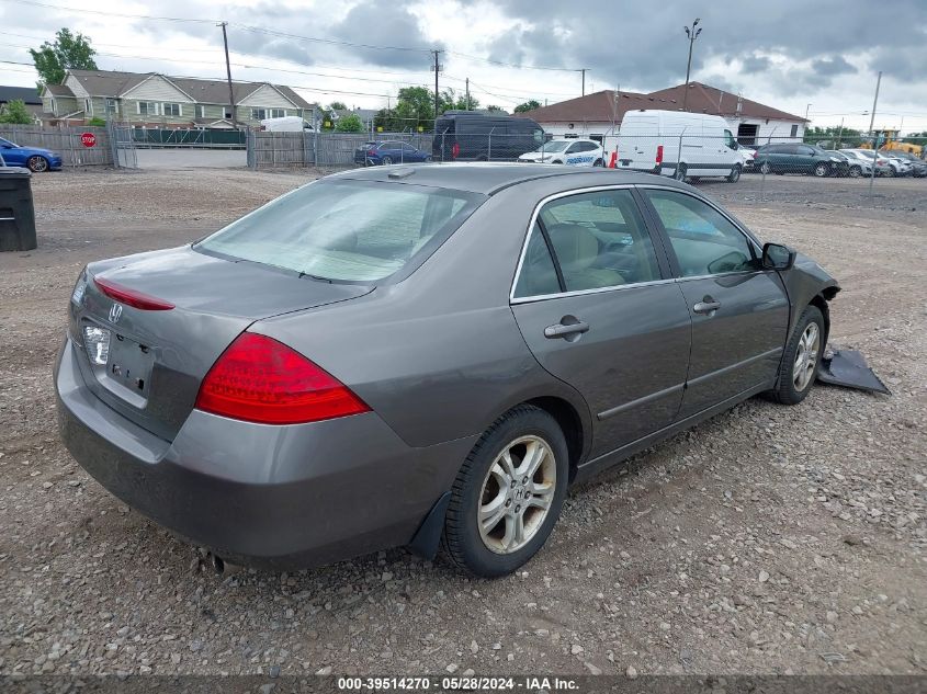 2007 Honda Accord 2.4 Ex VIN: 1HGCM56847A167267 Lot: 39514270