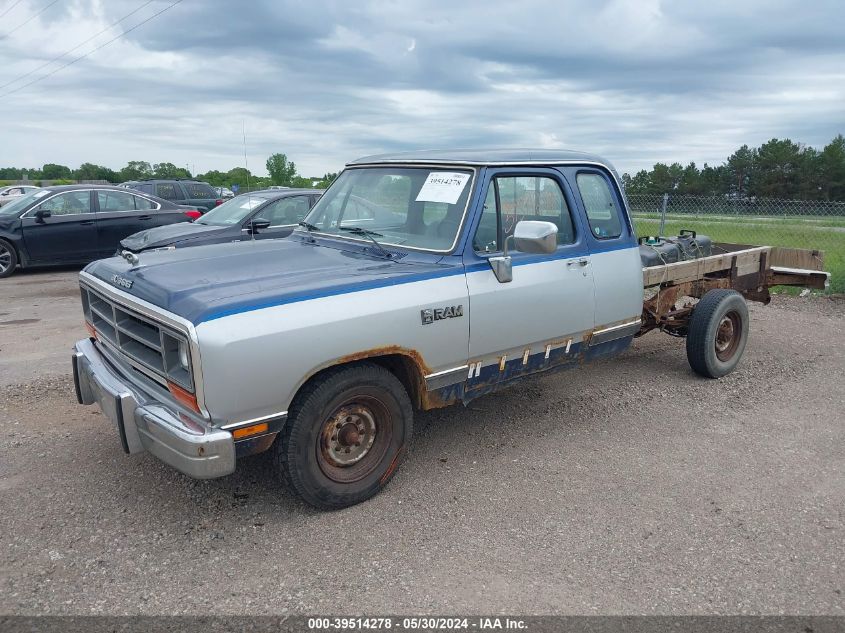 1990 Dodge D-Series D200/D250 VIN: 3B7KE23Z3LM050442 Lot: 39514278