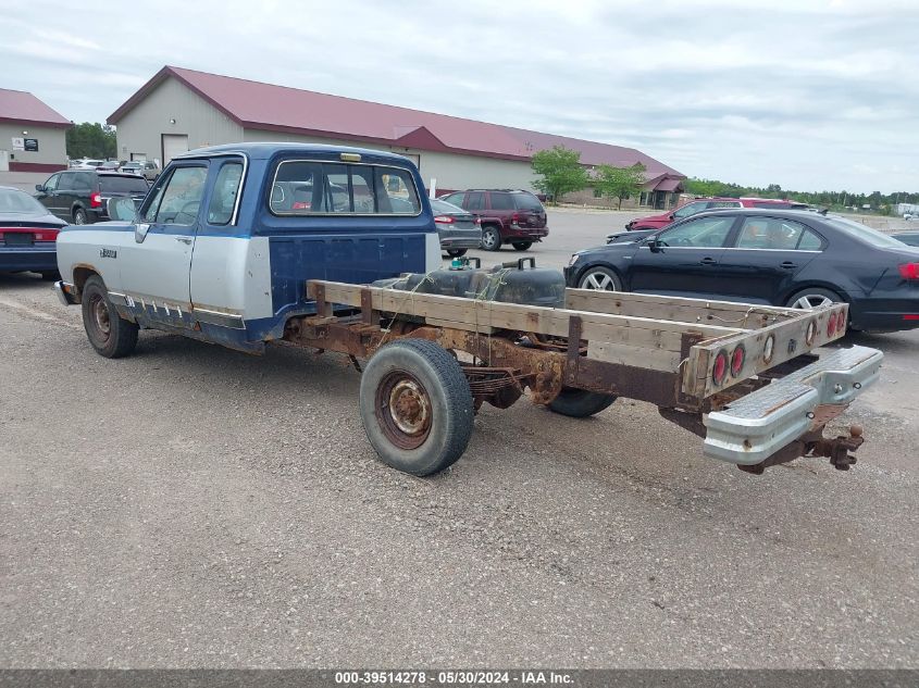 1990 Dodge D-Series D200/D250 VIN: 3B7KE23Z3LM050442 Lot: 39514278