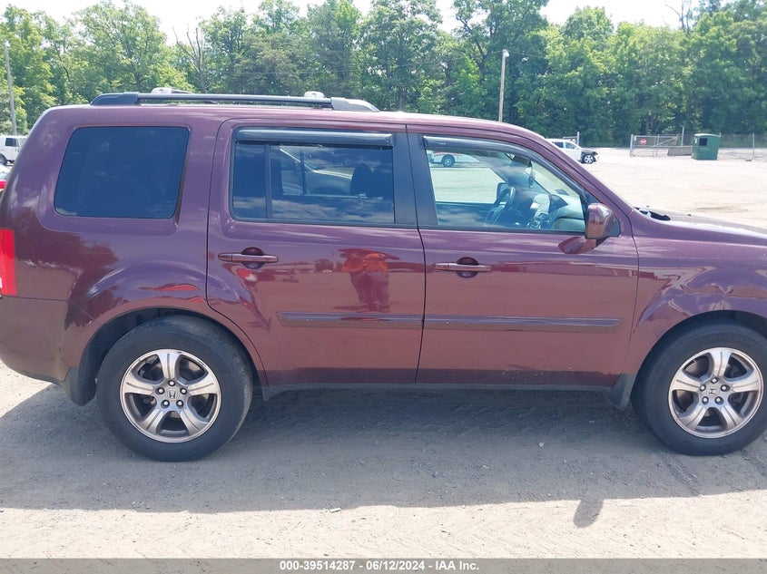 2015 Honda Pilot Ex-L VIN: 5FNYF4H5XFB076134 Lot: 39514287