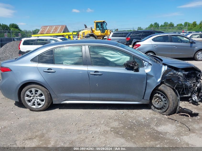 2022 Toyota Corolla Le VIN: JTDEPMAE5NJ196957 Lot: 39514293