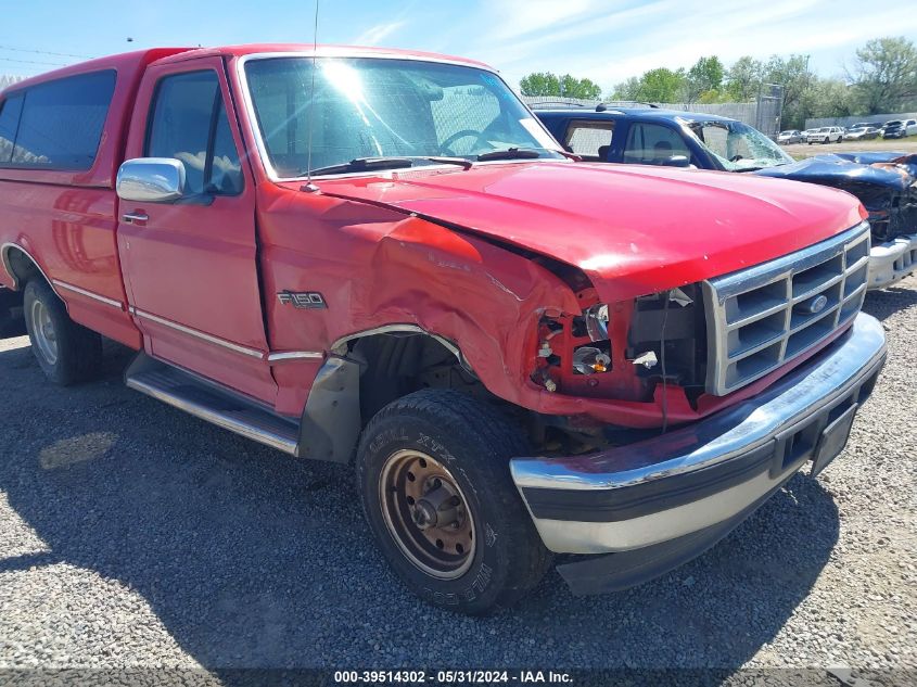 1996 Ford F150 VIN: 2FTEF14H4TCA21814 Lot: 39514302