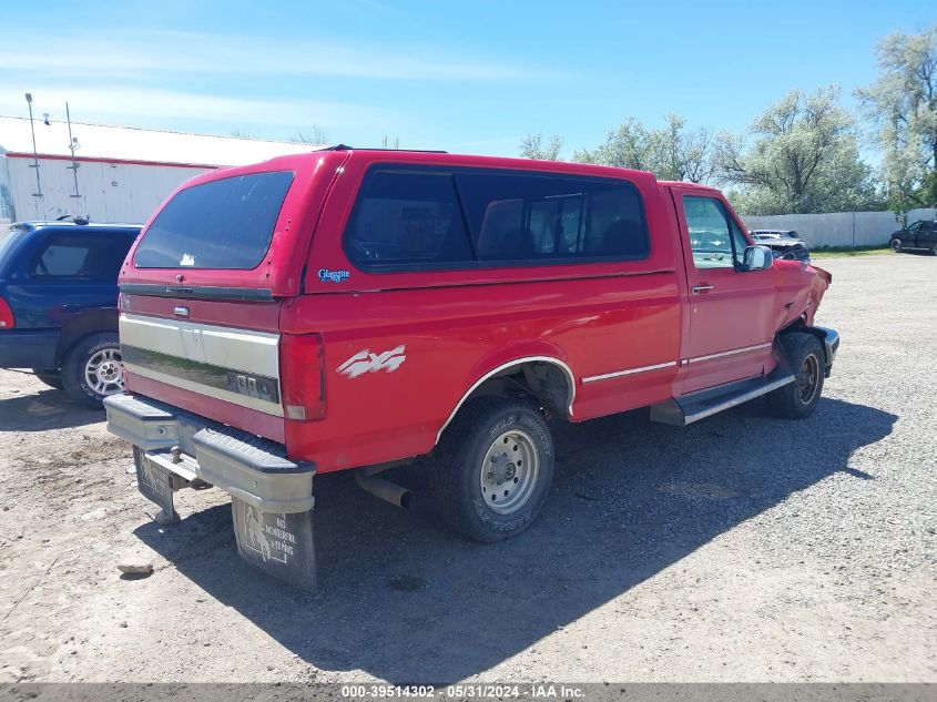 1996 Ford F150 VIN: 2FTEF14H4TCA21814 Lot: 39514302